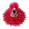 Red flower poshak