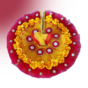 Yellow flower poshak