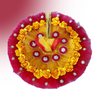 Yellow flower poshak