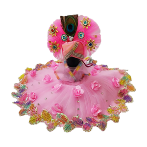 Pink Blossom Poshak for Laddu Gopal