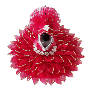 Red flower poshak
