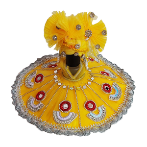 Laddu Gopal Yellow Poshak