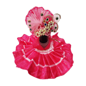 Laddu Gopal Pink Designer Poshak 