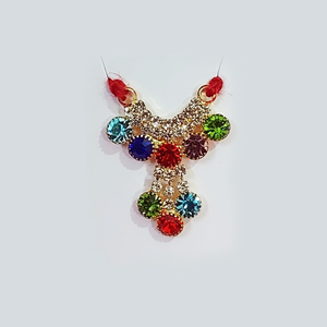 Choker mala Multipal Color 